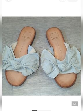 Dolce Vita Denim Chambray Slides